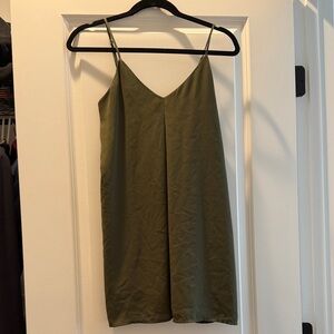 Tobi Olive Mini Dress